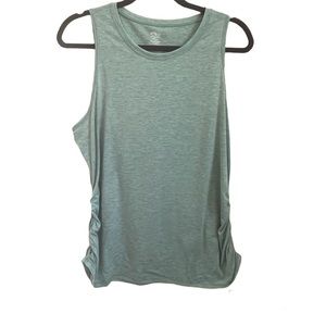 Athletic Works Green Tank Yoga Top - L (12-14)